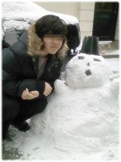 눈사람과 찰칵!