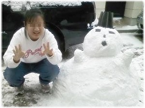 눈사람과 찰칵!