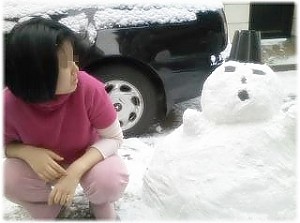 눈사람과 찰칵!