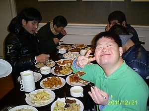 2011.11.21. [오사랑주간보호] 애슐리W 식사