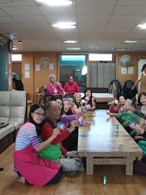 무지개팽이만들기