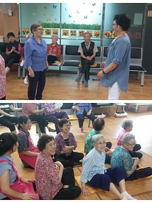 7월 22일 웃음치료