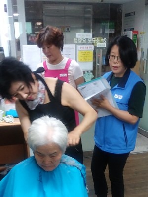 2019.08 이,미용 자원봉사